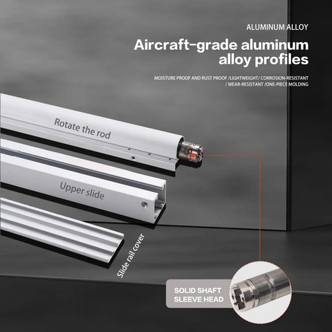 Slick Heavy Duty Pivot Hinge Moves Like Butter With Invisible 90 Degree Rotation Supporting Up To 154 Lbs For Murphy Door Bookcase And Glass Cabinet Hardware, showcasing aluminum alloy profiles.
