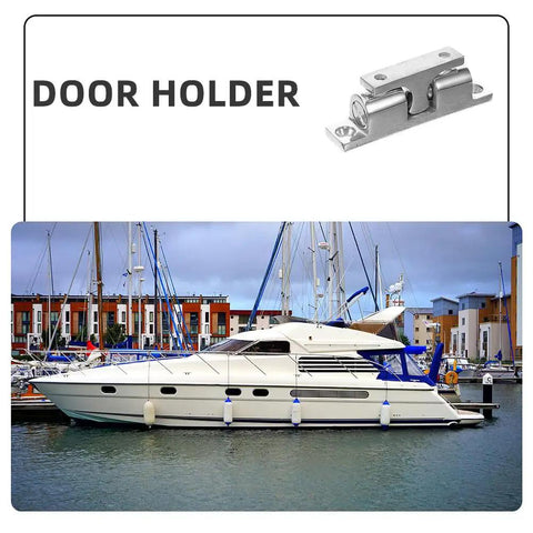 Heavy Duty Marine Door Latch Stainless Steel Cabinet Catch With Windproof Tension Spring for Yacht