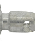 Top Shelf Durable Zinc Plated Steel Quarter Turn Fasteners, 0.65 inch grip, flush mount latch close-up view.