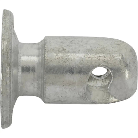 Top Shelf Durable Zinc Plated Steel Quarter Turn Fasteners, 0.65 inch grip, flush mount latch close-up view.