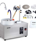 Gem Faceting Machine Pro Grade For Jewelry Making With 180W Jade Grinding And Polishing plus accessories display