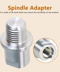 Heavy Duty Rock Solid Wood Lathe Chuck Spindle Adapter Converts 3/4 Inch X 10 TPI To 1 Inch X 8 TPI Headstock Mount, 45 steel construction.