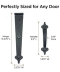 Dimensions of Garage Handle And Hinge Magnets Set Of 6 For Steel Doors Decorative Magnetic Hardware
