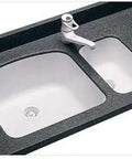 Solid Surface Undermount Single Bowl Kitchen Sink 11 Inch Long 17.75 Inch Wide 6.75 Inch Deep Tahiti Matrix