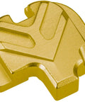 Gold CNC Machined Aspis Cut Slide Cover Back Plate for Springfield Echelon 4.5F And 4.0C 9mm, anodized aluminum