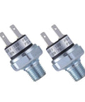 Dual Range Air Pressure Switch For Air Compressors And Ride Systems 70 To 100 PSI 1 4 18 NPT Thread 24V Or 12V DC Operated Turns On At 70 PSI Off At