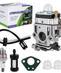 Plug And Play Carb Kit For 43cc 47cc 49cc And 50cc 2 Stroke Scooters Dirt Bikes Pocket Bikes Easy Install Replace Carb With 15mm Side