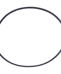 Heavy Duty Transmission Drive Belt One Half Inch By Fifty Eight And One Half Inch For Cub Cadet Z Force Decks 44 To 60 Inches Replacement Belt 02002648 02002648P, shown as a black rubber ring, used for mower decks.