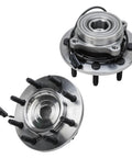 4WD Front Wheel Bearing Hubs For Dodge Ram 2500 3500 2003 2004 2005 Replacement Wheel Bearing And Hubs Assembly Set 2 Pack With Front ABS 8 Bolt Square Flange Hubs
