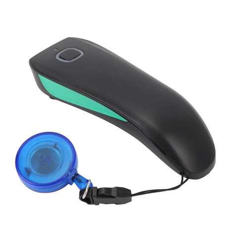 Wireless 1D Barcode Scanner Mini Handheld Pocket Reader With BT 2 4G 3 In 1 Connection for easy use with cord attachment