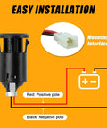 Key Ignition Switch For Electric Bikes And Scooters With 2 Wire Lock Zinc Alloy Lock Slick Install Start Stop Power On Off Ebike Accessory with wiring guide and mounting interface