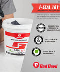 F-Seal 181 Fiber Reinforced Water Based Duct Sealant White 1 Gallon For Metal Fiberglass And Flexible Ducts Leak Free HVAC