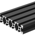 T Slot 2080 Aluminum Extrusion Profile European Standard 300mm By 80mm Anodized Black Linear Rail Extrusion Frame