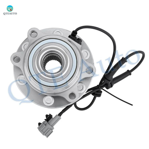 Front view of Front Wheel Hub Bearing Assembly Replacement Fits 2005-2019 Nissan Frontier 4WD, 2005-2015 Xterra 4WD.