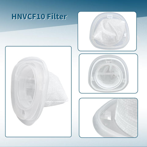Dustbuster Handheld Vacuum Filter Replacement HNVCF10 Fits HNVC115 HNVC215 HNVC220 Series 4 Pack display of durable micro filter.