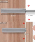 Dimensions of Two Pack Magnetic Push To Open Cabinet Latches with Heavy Duty Spring and Adjustable Magnet Tip