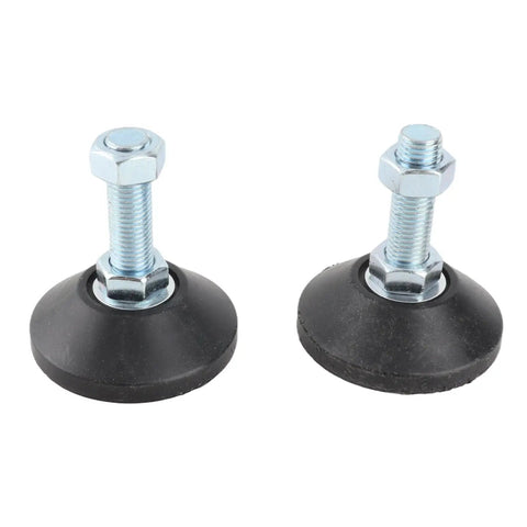Two Pack Heavy Duty Threaded Leveling Feet Height Adjustable Foot Levelers For Furniture Anti Slip Scratch Resistant