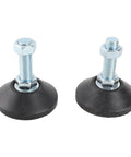 Two Pack Heavy Duty Threaded Leveling Feet M16 Furniture Glides 330 Lb Each Adjustable Height Anti Vibration Floor Protectors