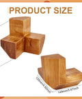 Sturdy Wood Glass Soldering Jig And Angle Wedge Tool For Stained Glass Crafts with size dimensions 215x125x149mm.