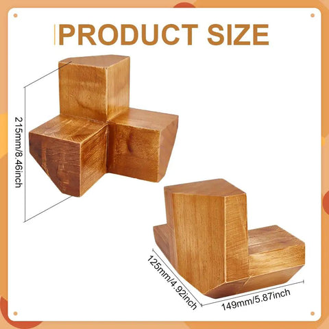 Sturdy Wood Glass Soldering Jig And Angle Wedge Tool For Stained Glass Crafts with size dimensions 215x125x149mm.