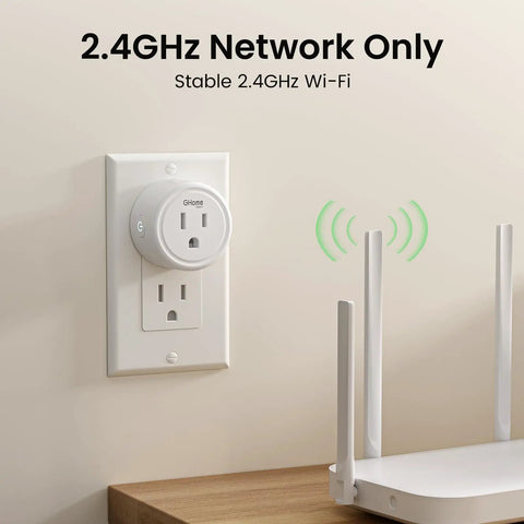 Smart Plug Mini Pack That Works With Alexa And Google Home, WiFi Outlet With Timer, App Control, 2.4GHz Network Only, ETL FCC Listed