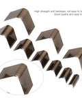 Pro Grade Leather Trimmer Tool For Wallets And Belts Sharp Corner Punch Cutter with various semicircle and round shapes.