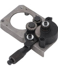 Lathe Headstock Assembly With 20T, 25T, And 45T Gear Set For Mini Lathes, aluminum gear system close-up