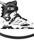 Black inline skate replacement straps for roller skates easy to install and tighten belt fits most skating shoes PVC durable strap