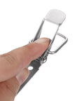 Demonstration of Four Pack 90 Degree Toggle Latches With Spring Loaded Action For Drawers Toolboxes Cases And Chests, finger pressing latch