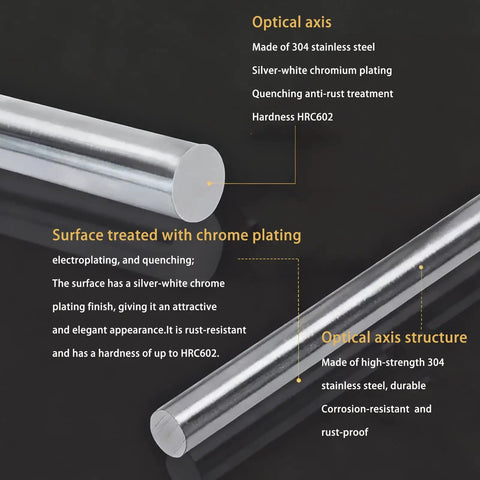 Tough As Nails 500mm 304 Stainless Steel Round Bar 18mm Diameter Solid Metal Rod For DIY Fabrication Industrial Machining And Hella Reliable Project Builds with chrome plating.
