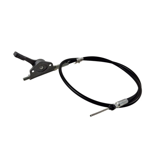 Throttle Cable 05561721 For BOMAG BPR 35/42 And 35/60 Reversible Plate Compactor Durable No Hassle Install Single Cylinder Repair Part Built For Quick Fit And Long Lasting Performance, black cable with lever end