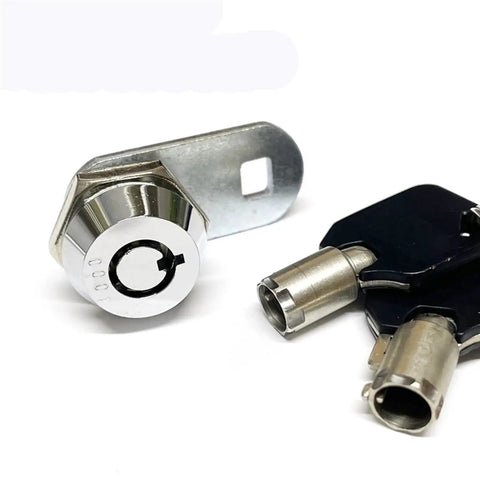 Same Key Tubular Cam Lock For Doors, Mailboxes, Cabinets, Drawers, And Amusement Machines, Swivel Tongue Lock, Easy Install, 1001XS