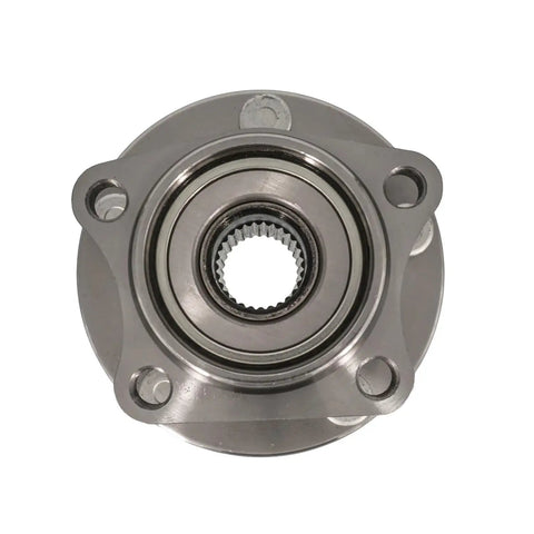 Front view of Front Hub Bearing Assembly for Lincoln MKX 2007 2010 and Ford Edge 5 Lug Without ABS 28 Spline Bolt On Direct Fit