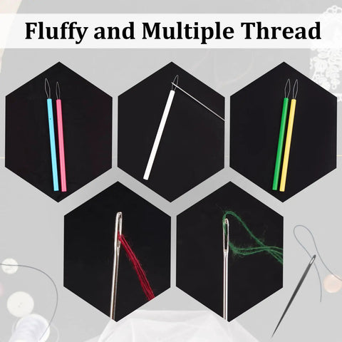 5 Pcs Needle Threader Set For Hand Sewing And Sewing Machines, Automatic Threading Device, Plastic Beading Tool, Thread Helper