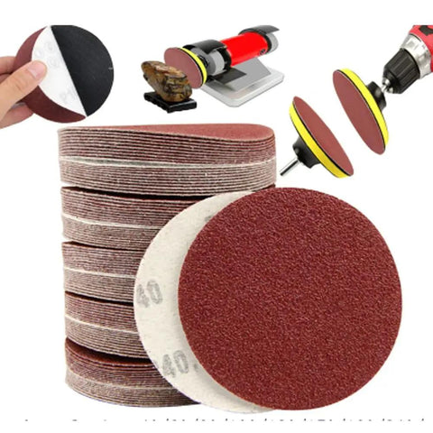 Get Your Tools Ready With This Sick Set of 100 Flocking Sandpaper Discs in 4 Inch size for angle grinders and buffers.