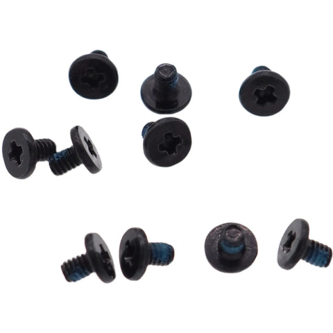 Solid Bet M2x2.5mm Phillips Flat Head Screws For M.2 SSD Cooling Heatsink, black screws with flat heads for laptop upgrades.