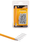 Heavy Duty Blind Nail Kit Packed With Eighty Invisible Fasteners Built For Slick Trim Work And Tight Woodworking Joints That Deliver A Flawless Clean Finish On Every Weekend Warrior Build, featuring tool and nails.