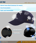 Lightweight Safety Bump Cap With Removable ABS Shell And Foam Padding Navy M118