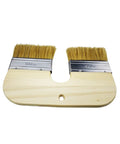 Double Bristle Limewash Brush For Brick Walls And Exterior Surfaces, Easy To Use Limewash Applicator With Pro Grade Finish