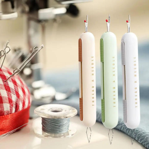 2024 Upgrade 2 In 1 Needle Threader And Seam Ripper Kit For Sewing Enthusiasts And Seniors Durable Lightweight Design With Easy Grip For Quick Threading And No Fuss Seam Removal Green
