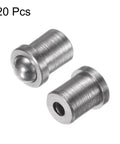 Top Shelf 304 Stainless Steel Ball Spring Plungers 20 Pack 3mm X 4mm Silver Detent Pins for furniture and assembly projects.