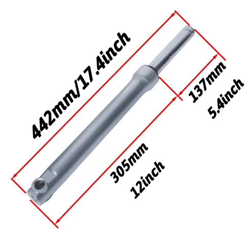 Front Shock Absorber Fork Suspension For 196cc Mini Bikes Including Baja Massimo MB200 with size dimensions