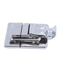 Key Hasp Lock 1 Pc Heavy Duty Box Fastener Toggle Latch Catch for chests, boxes, suitcases, trunk lock clasp in silver metallic finish
