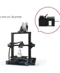 Brake stepper motor, NEMA17 12V, 4-lead, 52 Ncm, model 42HS48-YC-PD, shown mounted on a 3D printer for engraving.