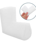 Epe Foam Corner Protectors Pack Of 12 White Lightweight Multi Purpose Edge Cushions shown in close-up view for furniture protection
