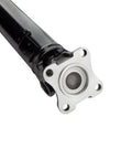 Heavy Duty Rear Driveshaft Propeller Shaft Assembly For Nissan Rogue 2008 To 2015 Awd, showing black painted body and steel joint