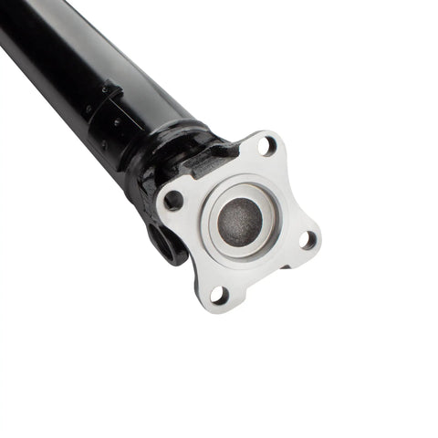 Heavy Duty Rear Driveshaft Propeller Shaft Assembly For Nissan Rogue 2008 To 2015 Awd, showing black painted body and steel joint