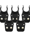 5 Pack ISO20 Tool Holder Clamps With ABS Nylon Flame Resistant Rubber Claw For CNC Machining Centers and Woodworking Engravers