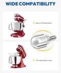 Attachment Thumb Screw For Stand Mixer Attachments Upgraded 6061 Aluminum 1.65 Inch Long Chrome Finish Replacement Part