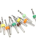 10 Piece Micro Twist Bits Straight Handle Tungsten Steel Drill Bit Set For PCB Repair Mini Circuit Board Bits 2.1 To 3.0mm